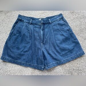 Madewell Dark Blue Denim Jean Shorts